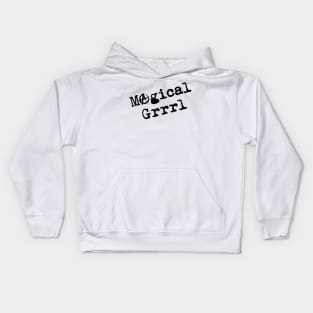 Magical GRRRL - monochrom Kids Hoodie